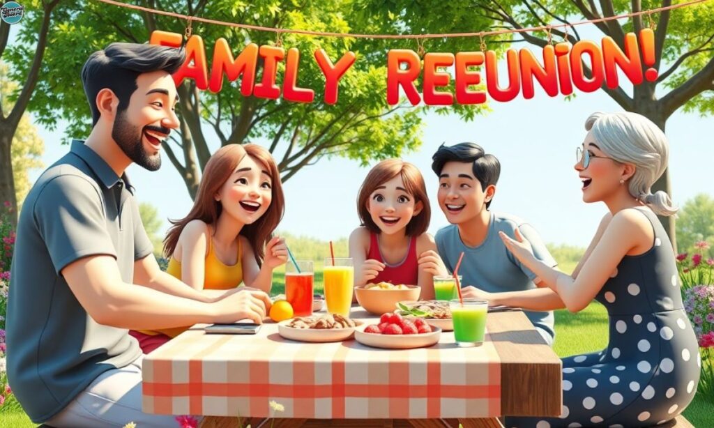 Family Reunion Captions