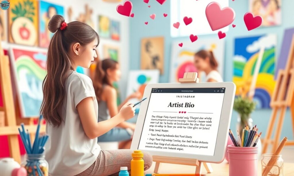 🎨 Artist Bio for Instagram for Girl