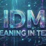 IDM Meaning in Text