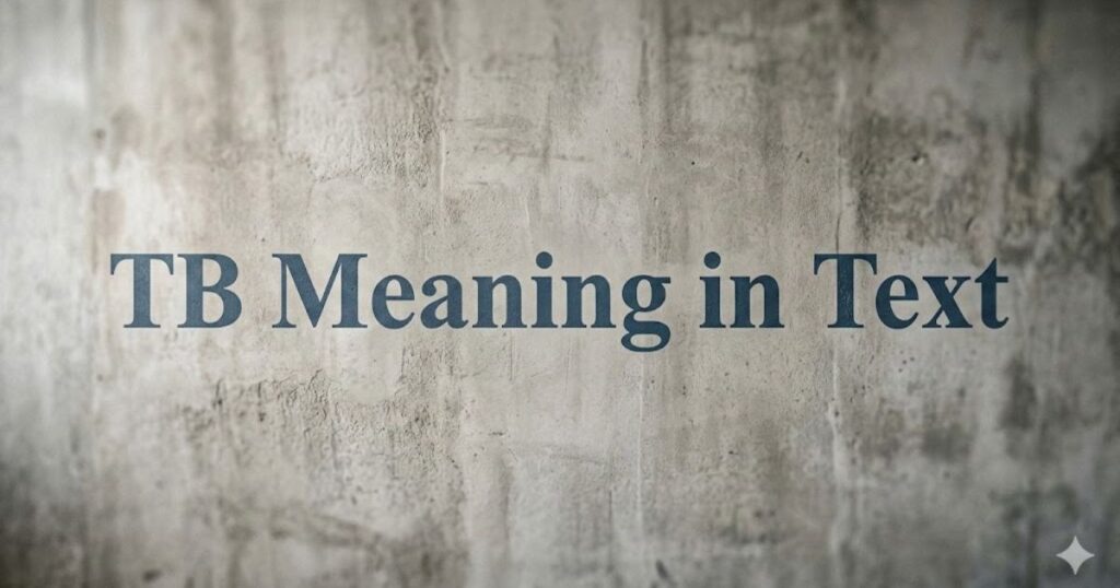 TB Meaning in Text