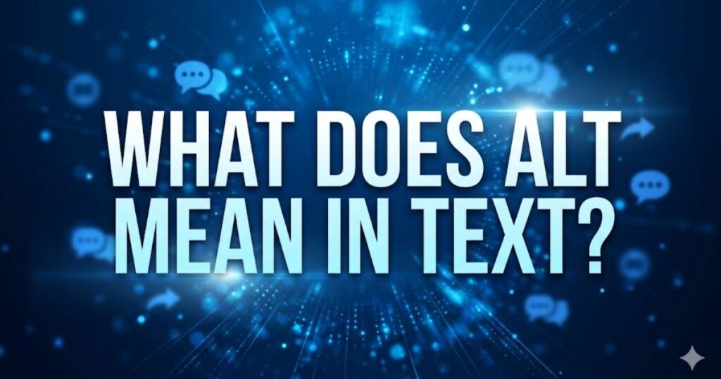 alt meaning in text