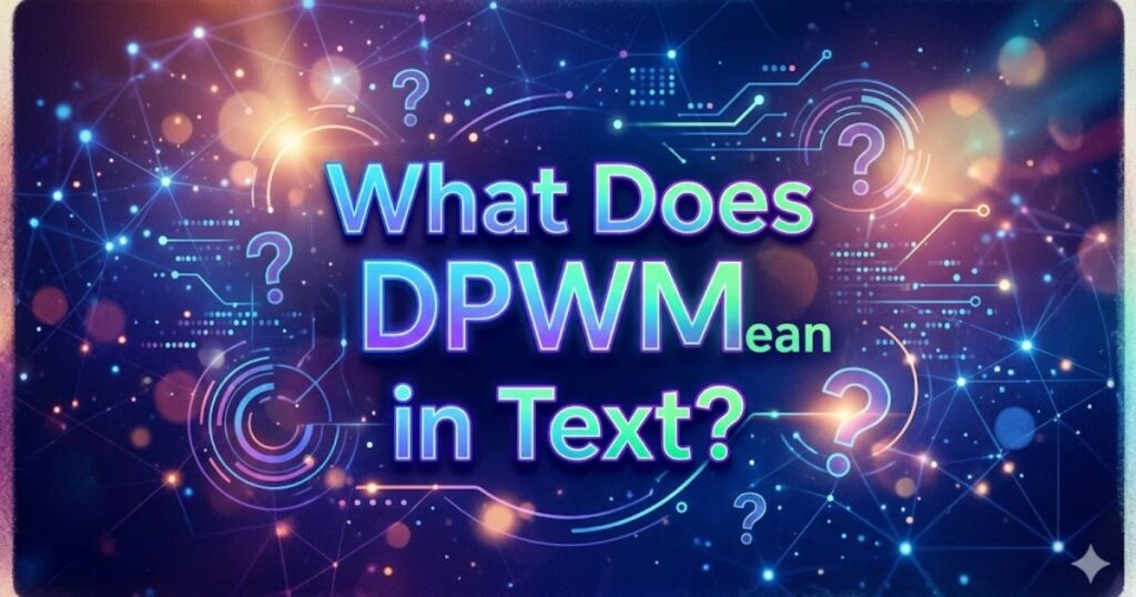 dpwm meaning text