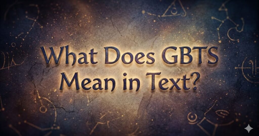 gbts meaning in text