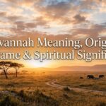 what does savannah meaning in the bible