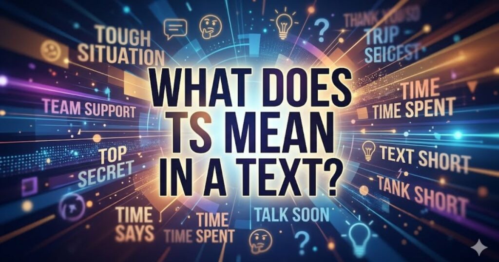 what does ts mean in text