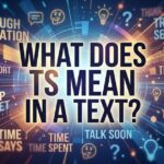 what does ts mean in text