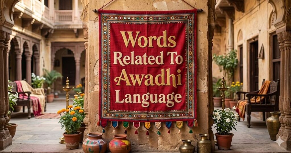 Words Related to Awadhi Language