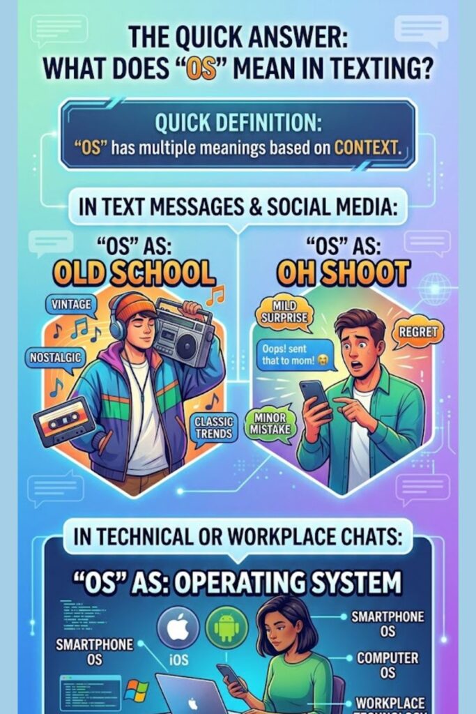 The Quick Answer: What Does OS Mean in Texting?