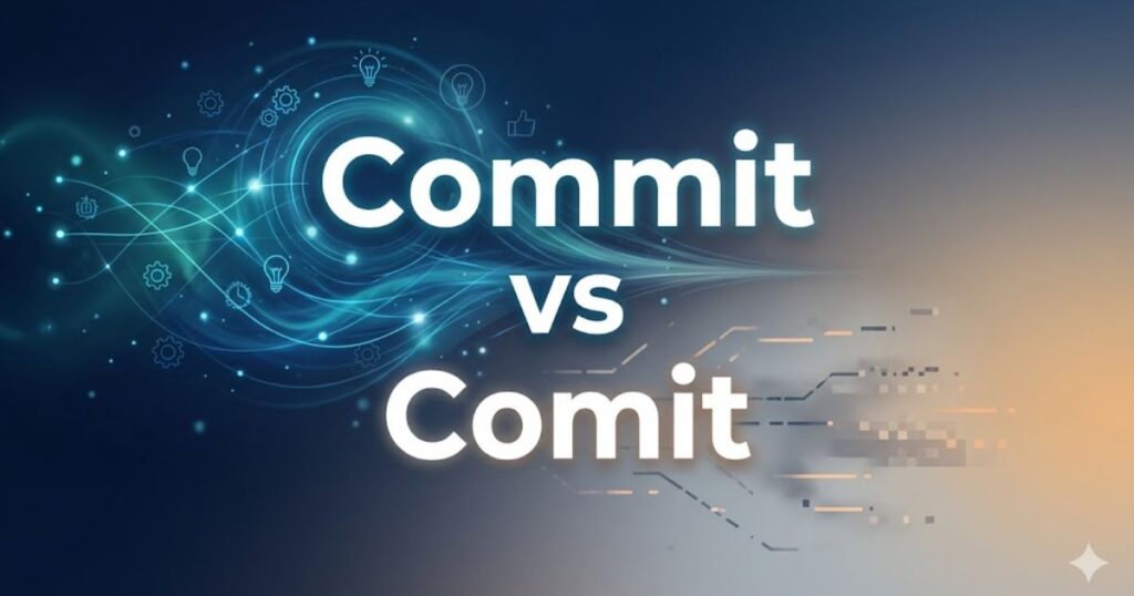 comit vs commit