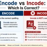 Encode vs Incode: Which Is Correct?